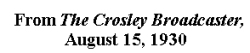 <I>Crosley Broadcaster</I>