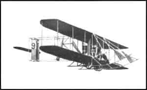 A Wright Biplane (pusher) in Flight