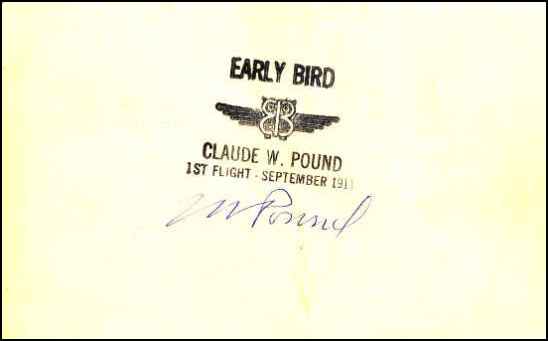 Claude W. Pound